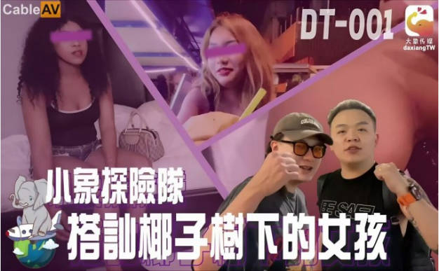 DT001 大象传媒 小象探险队 搭讪椰子树下的女孩海报剧照